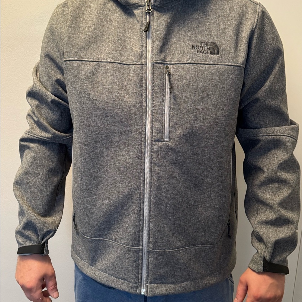 The North Face Gray Performance Jacket with Athletic Design